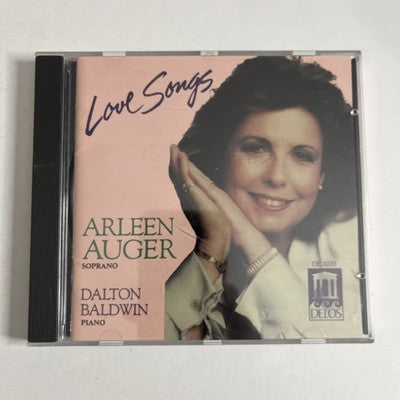 Arleen Auger & Dalton Baldwin – Love Songs (CD, 1992) US DE 3029 — D/CD 3029