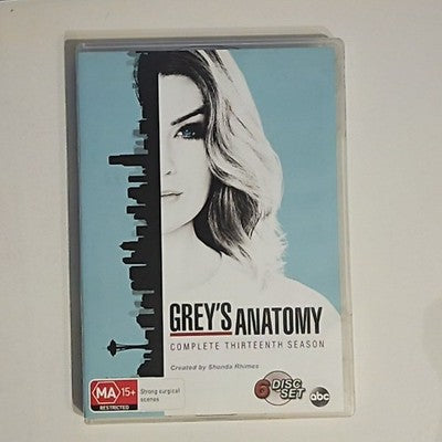 Grey's Anatomy : Season 13 (DVD, 2016, 6-Disc) Region 4