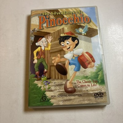 The Adventures of Pinocchio (DVD, 1997) Region 4 NEW