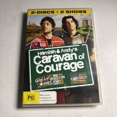 Hamish and Andy's Caravan of Courage (DVD, 2009) Region 4,2