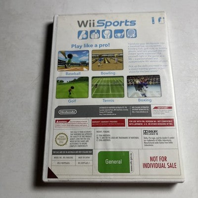 Wii Sports (Nintendo Wii, 2006) PAL