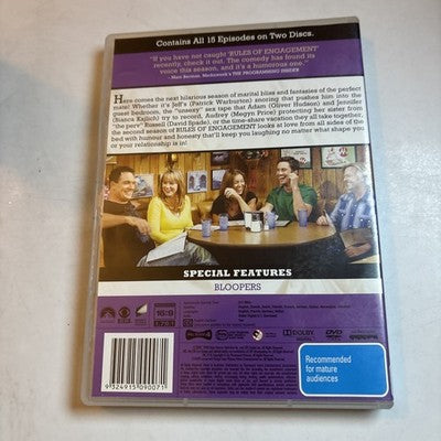 Rules of Engagement : Season 2 (DVD, 2008) Region 4 NEW