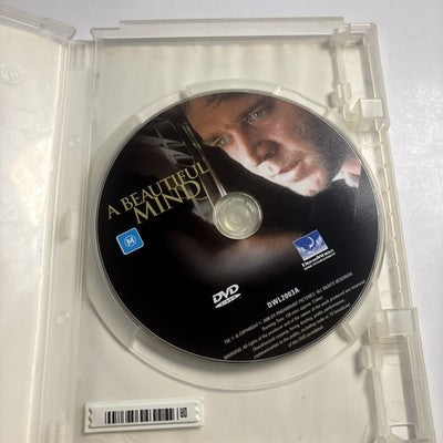 A Beautiful Mind (DVD, 2001) Russell Crowe Region 4,2