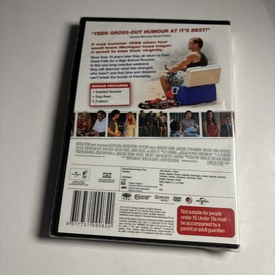 American Pie: Reunion (DVD, 2012) Seann William Scott, Region 4,2 *New Sealed*