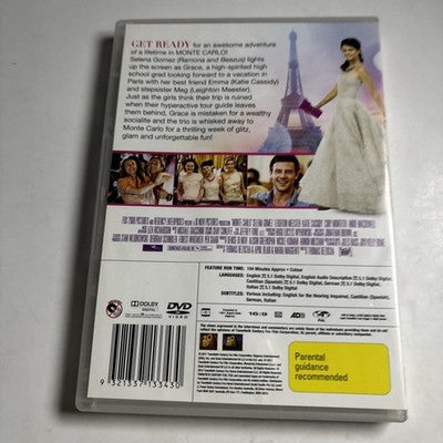 Monte Carlo (DVD, 2011) Katie Cassidy, Amanda Fairbank-Hynes, Region 4