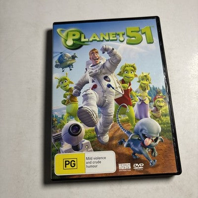 Planet 51 (DVD, 2009) Dwayne Johnson, Gary Oldman, Jessica Biel, Region 4 NEW