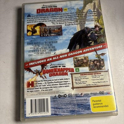 How to Train Your Dragon / Legend Of The Boneknapper Dragon (DVD, 2010) Region 4