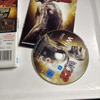 WWE '12 (Nintendo Wii, 2011) Manual PAL