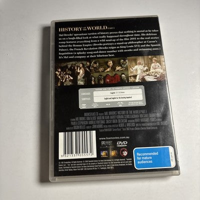 History of the World - Part 1 (DVD, 1981) Mel Brooks Region 4
