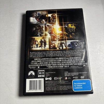 Transformers - Revenge of the Fallen (DVD, 2009) Region 4