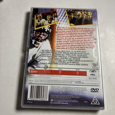 D3 The Mighty Ducks (DVD, 1996) Emilio Estevez Region 4 *New Sealed*