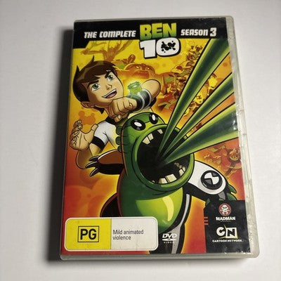 Ben 10 : Season 3 (DVD, 2007) Region 4
