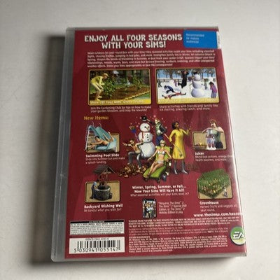 The Sims 2 Seasons Expansion Pack PC CDROM Windows Game