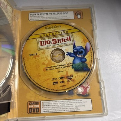 Lilo & Stitch (Special Edition, DVD, 2001) Region 4