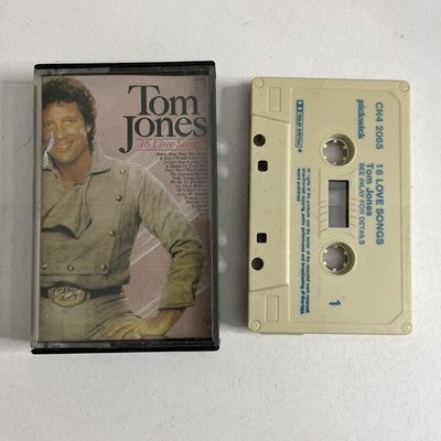 Tom Jones – 16 Love Songs (Cassette, 1983) UK CN4 2065