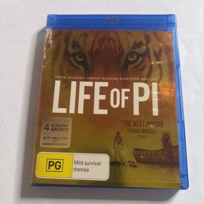 Life of Pi (Blu-ray, 2012) Gerard Depardieu, Ayan Khan Region B