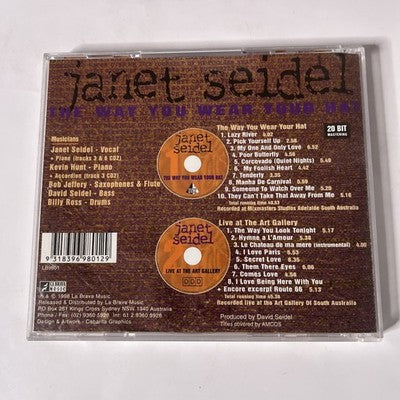 Janet Seidel – The Way You Wear Your Hat (CD, 1998, 2-Disc) Australia LB9801