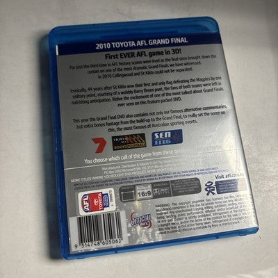 AFL 2010 Grand Final Draw: St Kilda vs Collingwood (Bluray 3D, 2010) All Region