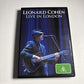 Leonard Cohen - Live in London (DVD, 2010) All Regions