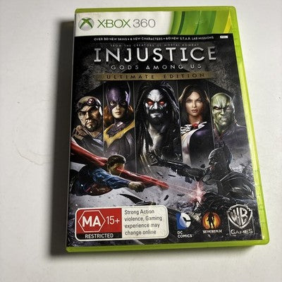 Injustice: Gods Among Us - Ultimate Edition (Microsoft Xbox 360, 2013) PAL