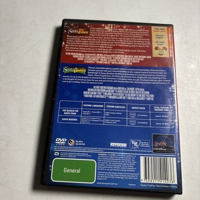 Santa Buddies / The Search for Santa Paws (DVD, 2010) Region 4