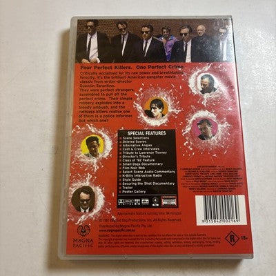 Reservoir Dogs (DVD, 1992) Harvey Keitel, Michael Madsen, Region 4