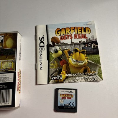 Garfield Gets Real Nintendo DS Game + Manual (2009) Complete