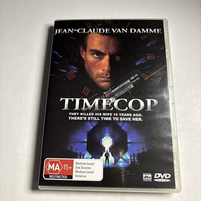Timecop (DVD, 1994) Jean-Claude Van Damme Region 4 NEW