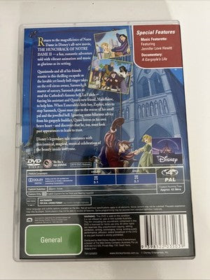 The Hunchback of Notre Dame II (DVD, 2001) Disney Film Region 4
