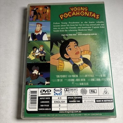 Young Pocahontas (DVD, 1999) All Regions