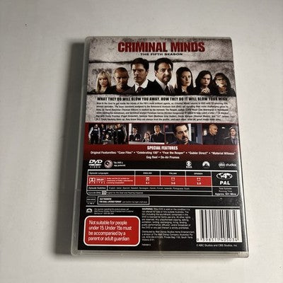 Criminal Minds : Season 5 (DVD, 2009) Region 4