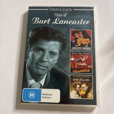 Burt Lancaster: The Killers / Trapeze / The Unforgiven (DVD) Region 4 NEW