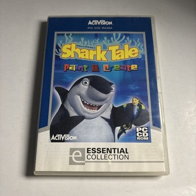 Shark Tale - Paint & Create PC CDROM Animation Interactive Children