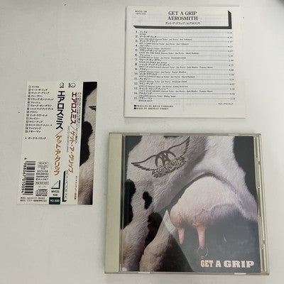 Aerosmith – Get A Grip (CD, 1993) Japan Obi MVCG-108