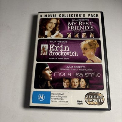 My Best Friend's Wedding / Erin Brockovich / Mona Lisa Smile (DVD, 1997) Region4