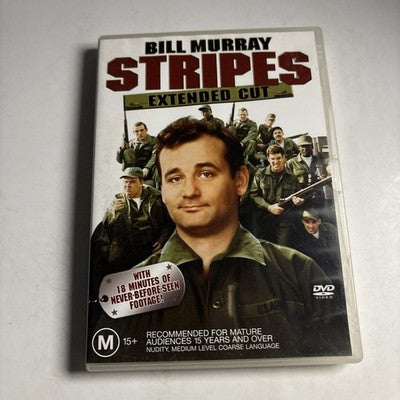 Stripes - Extended Cut (DVD, 1981) Bill Murray Region 4