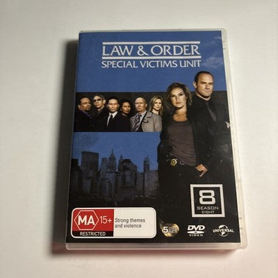Law and Order - Special Victims Unit : Season 8 (DVD, 2006) Region 4,2