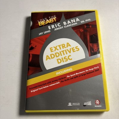 Love The Beast - Extra Additives Disc (DVD, 2009) Eric Bana Region 4