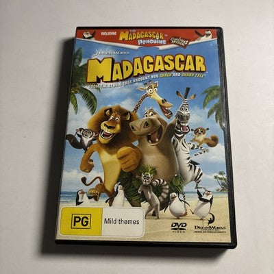 Madagascar (DVD, 2005) Ben Stiller, David Schwimmer, Region 4,2