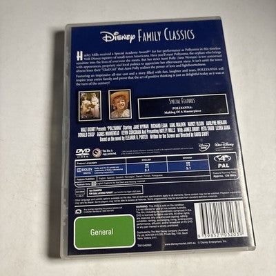 Pollyanna | Disney Family Classics (DVD, 1960) Hayley Mills, Region 4