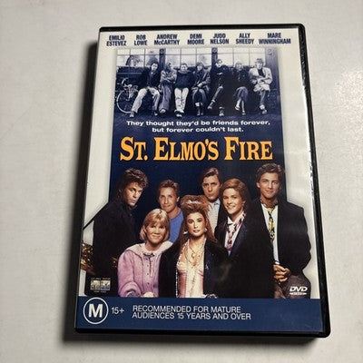 St. Elmo's Fire (DVD, 1985) Emilio Estevez, Demi Moore Region 4