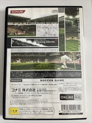 World Soccer Winning Eleven 7 PS2 Sony PlayStation 2 NTSC-J Japanese Complete