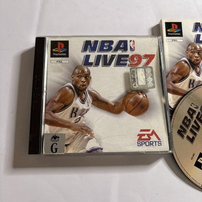 NBA Live 97 PS1 Sony Playstation PAL Manual Included