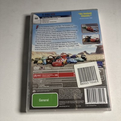 Cars (DVD, 2006) Disney Pixar. Paul Newman Region 4 *New Sealed*