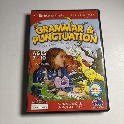 Grammar & Punctuation PC Mac CDROM Eureka Multimedia
