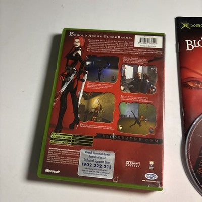 Bloodrayne Xbox Original Manual PAL