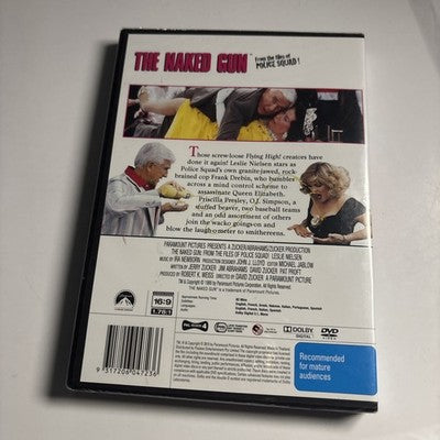 The Naked Gun (DVD, 1998) Leslie Neilson Comedy Region 4 *New Sealed*