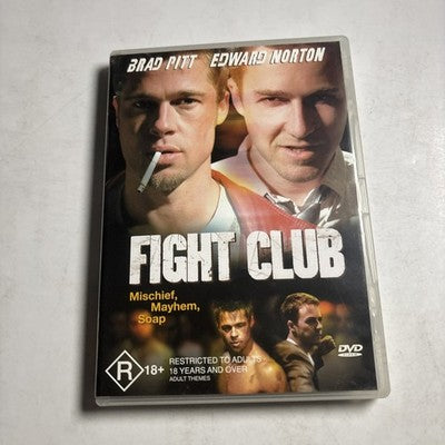 Fight Club (DVD, 1999) Brad Pitt, Edward Norton Region 4