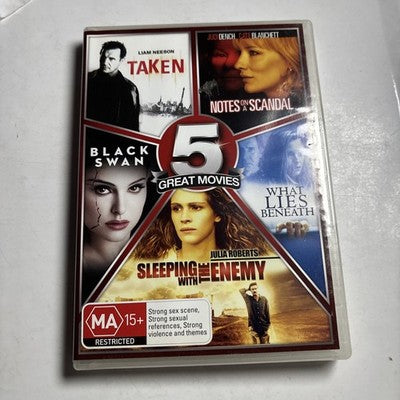 Taken / Notes On A Scandal / Black Swan / Sleeping Enemy / What Lies Beneath DVD