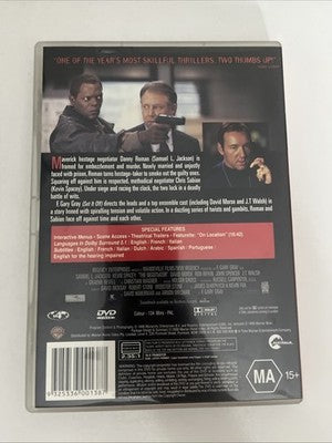 The Negotiator (DVD, 1998) Kevin Spacey, Samuel L. Jackson Region 4